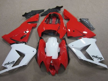 Wholesale 2004-2005 Kawasaki ZX10R Motorcycle Fairings - Red White Ninja Canada