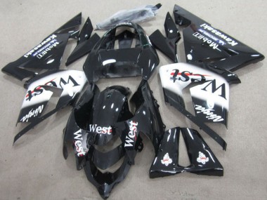 Wholesale 2004-2005 Kawasaki ZX10R Motorcycle Fairings - Black West Ninja Canada