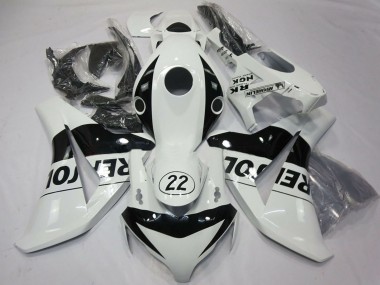 Wholesale 2008-2011 Honda CBR1000RR Motorcycle Fairings - White Glossy Black Repsol 22 Canada