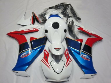 Wholesale 2012-2016 Honda CBR1000RR Motorcycle Fairings - White Red Blue Motul Canada