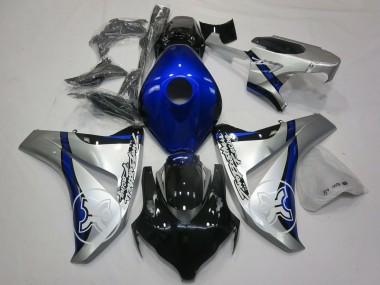 Wholesale 2006-2007 Honda CBR1000RR Motorcycle Fairings - Silver Blue Glossy Black TBR Canada