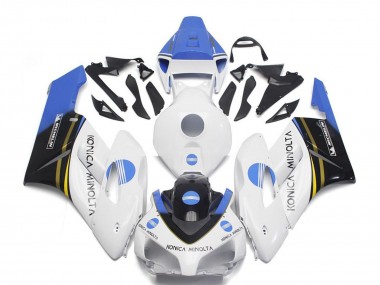 Wholesale 2004-2005 Honda CBR1000RR Motorcycle Fairings - White Light Blue Glossy Black Konica Minolta Canada