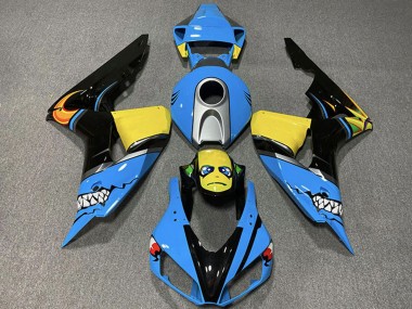 Wholesale 2006-2007 Honda CBR1000RR Motorcycle Fairings - Light Blue Yellow Silver Glossy Black Shark Canada