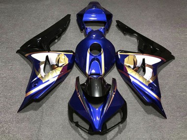 Wholesale 2006-2007 Honda CBR1000RR Motorcycle Fairings - Blue White Gold Glossy Black Canada