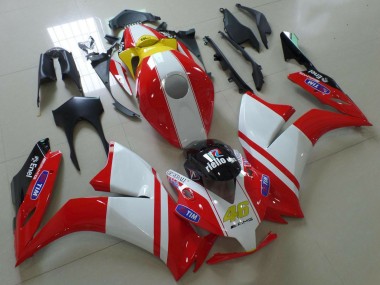Wholesale 2012-2016 Honda CBR1000RR Motorcycle Fairings - White Red Yellow Blue Ducati Style Canada