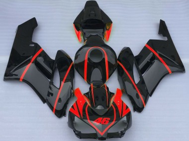 Wholesale 2004-2005 Honda CBR1000RR Motorcycle Fairings - Glossy Black Red Canada