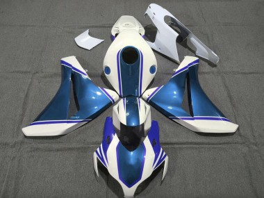 Wholesale 2008-2011 Honda CBR1000RR Motorcycle Fairings - White Glossy Pearl Blue Canada