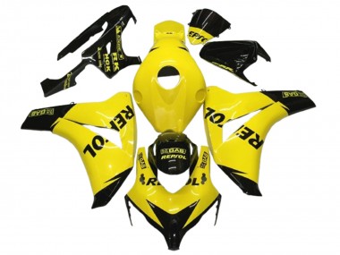 Wholesale 2008-2011 Honda CBR1000RR Motorcycle Fairings - Yellow Black Glossy Repsol Canada