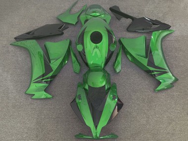 Wholesale 2012-2016 Honda CBR1000RR Motorcycle Fairings - Green Glossy Black Style Canada