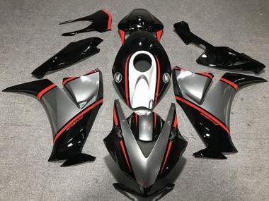 Wholesale 2012-2016 Honda CBR1000RR Motorcycle Fairings - Gunmetal Grey Glossy Black Red Canada