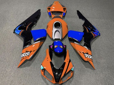 Wholesale 2006-2007 Honda CBR1000RR Motorcycle Fairings - Orange Silver Blue Glossy Black Shark Canada