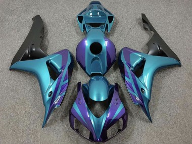 Wholesale 2006-2007 Honda CBR1000RR Motorcycle Fairings - Purple Emerald Matte Black Canada
