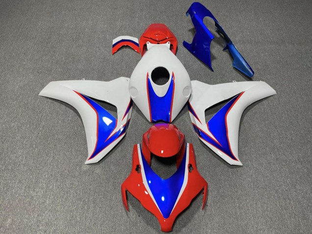 2008-2011 Honda CBR1000RR Motorcycle Fairing - White Blue Red Canada
