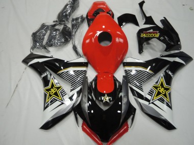 Wholesale 2008-2011 Honda CBR1000RR Motorcycle Fairings - White Red Glossy Black RockStar Style Canada