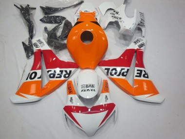 Wholesale 2008-2011 Honda CBR1000RR Motorcycle Fairings - Orange White Red Glossy Black Repsol Canada