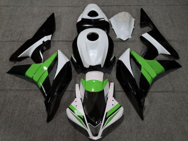 Wholesale 2007-2008 Honda CBR600RR Motorcycle Fairings - White Green Glossy Black Canada