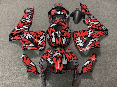 Wholesale 2005-2006 Honda CBR600RR Motorcycle Fairings - Camouflage Red Canada
