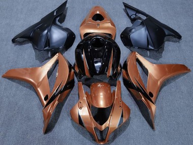 Wholesale 2009-2012 Honda CBR600RR Motorcycle Fairings - Candy Orange Glossy Black Canada