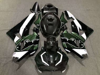 Wholesale 2013-2023 Honda CBR600RR Motorcycle Fairings - Black Carbon Fiber White Green Bull Canada