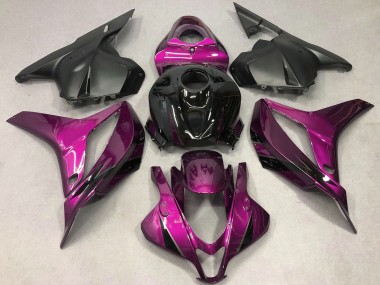 Wholesale 2009-2012 Honda CBR600RR Motorcycle Fairings - Pink Glossy Black OEM Style Canada