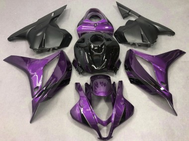 Wholesale 2009-2012 Honda CBR600RR Motorcycle Fairings - Purple Glossy Black OEM Style Canada