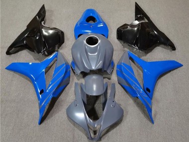 Wholesale 2009-2012 Honda CBR600RR Motorcycle Fairings - Grey Blue Glossy Black Canada