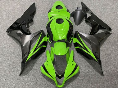 Wholesale 2007-2008 Honda CBR600RR Motorcycle Fairings - Green Glossy Black Grey OEM Style Canada