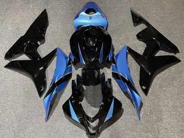 Wholesale 2007-2008 Honda CBR600RR Motorcycle Fairings - Light Blue Glossy Black Canada