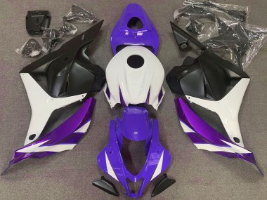 Wholesale 2009-2012 Honda CBR600RR Motorcycle Fairings - White Light Purple Blue Matte Black Canada