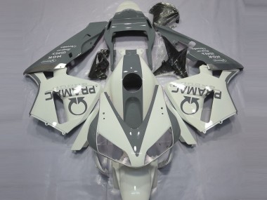 Wholesale 2003-2004 Honda CBR600RR Motorcycle Fairings - White Grey Pramac Canada
