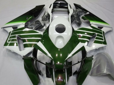 Wholesale 2003-2004 Honda CBR600RR Motorcycle Fairings - White Green Fade Canada