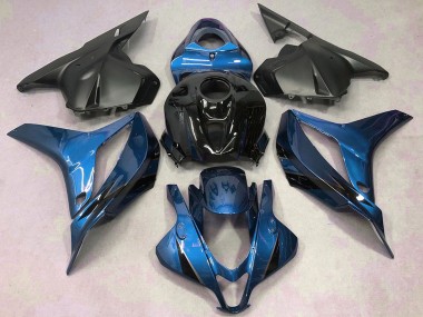 Wholesale 2009-2012 Honda CBR600RR Motorcycle Fairings - Blue Glossy Black Matte Black Canada