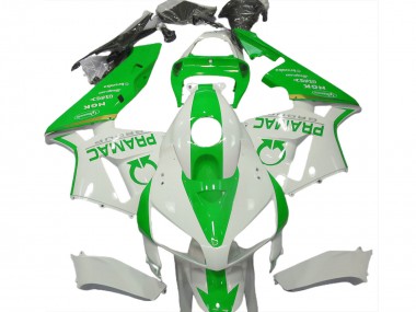 Wholesale 2005-2006 Honda CBR600RR Motorcycle Fairings - White Light Green Pramac Canada