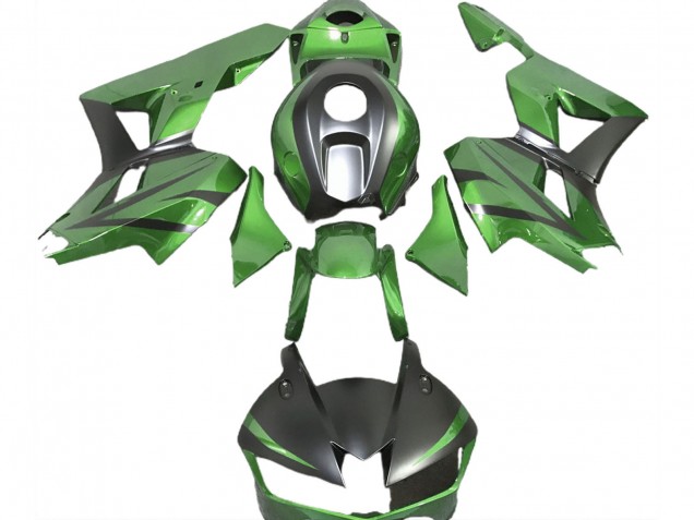 2013-2023 Honda CBR600RR Motorcycle Fairings - Lizard Green Matte Black Canada