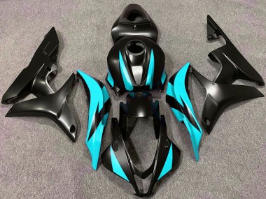 Wholesale 2007-2008 Honda CBR600RR Motorcycle Fairings - Cyan Blue Matte Black Canada