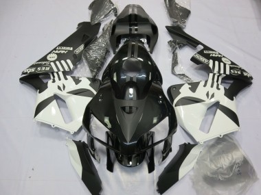 Wholesale 2005-2006 Honda CBR600RR Motorcycle Fairings - White Matte Black Puisher Logo Canada