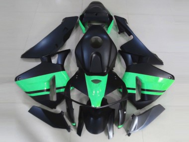 Wholesale 2005-2006 Honda CBR600RR Motorcycle Fairings - Matte Black Special Green Canada