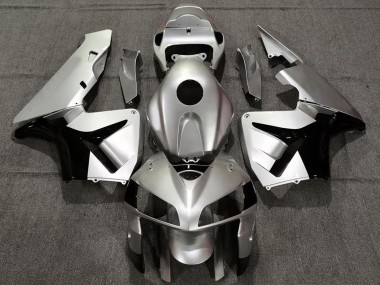 Wholesale 2005-2006 Honda CBR600RR Motorcycle Fairings - Matte Silver and Black Canada