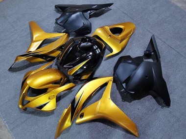 Wholesale 2009-2012 Honda CBR600RR Motorcycle Fairings - Gold Glossy Black Matte Black OEM Style Canada