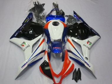 Wholesale 2009-2012 Honda CBR600RR Motorcycle Fairings - White Blue Red Glossy Black Canada