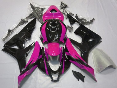 Wholesale 2007-2008 Honda CBR600RR Motorcycle Fairings - Pink Glossy Black OEM Style Canada