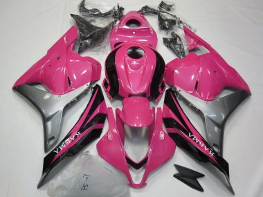 Wholesale 2009-2012 Honda CBR600RR Motorcycle Fairings - Silver Pink Glossy Black OEM Style Canada