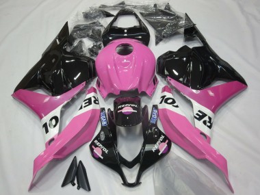 Wholesale 2009-2012 Honda CBR600RR Motorcycle Fairings - Pink White Glossy Black Repsol Canada