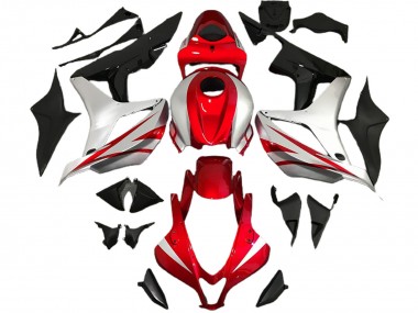 Wholesale 2007-2008 Honda CBR600RR Motorcycle Fairings - Silver Red Glossy Black OEM Style Canada