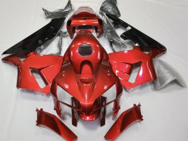 Wholesale 2005-2006 Honda CBR600RR Motorcycle Fairings - Red Black CBR Style Canada