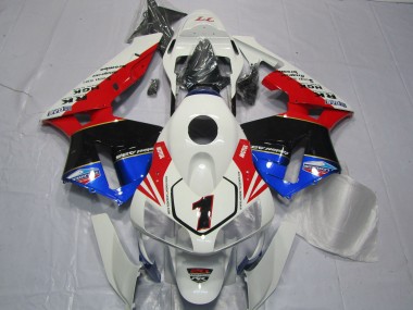 Wholesale 2003-2004 Honda CBR600RR Motorcycle Fairings - White Red Blue Glossy Black EuroBet Canada