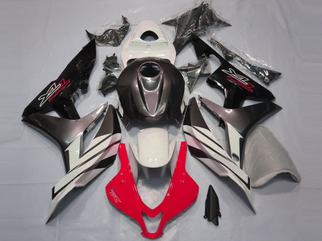 2007-2008 Honda CBR600RR Motorcycle Fairings - White Red Grey Glossy Black Canada