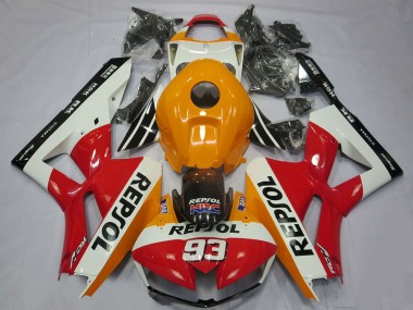 Wholesale 2013-2023 Honda CBR600RR Motorcycle Fairings - Orange White Red Glossy Black Repsol 93 Canada