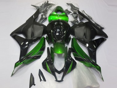Wholesale 2009-2012 Honda CBR600RR Motorcycle Fairings - Green Glossy Black Matte Black Canada