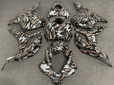 Wholesale 2009-2012 Honda CBR600RR Motorcycle Fairings - Tan Silver Camouflage Canada